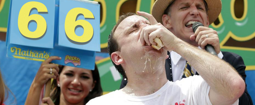 Image result for Nathan's Hot Dog Eating Contest