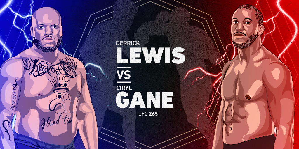 Prévia do UFC 265: Derrick Lewis x Ciryl Gane 