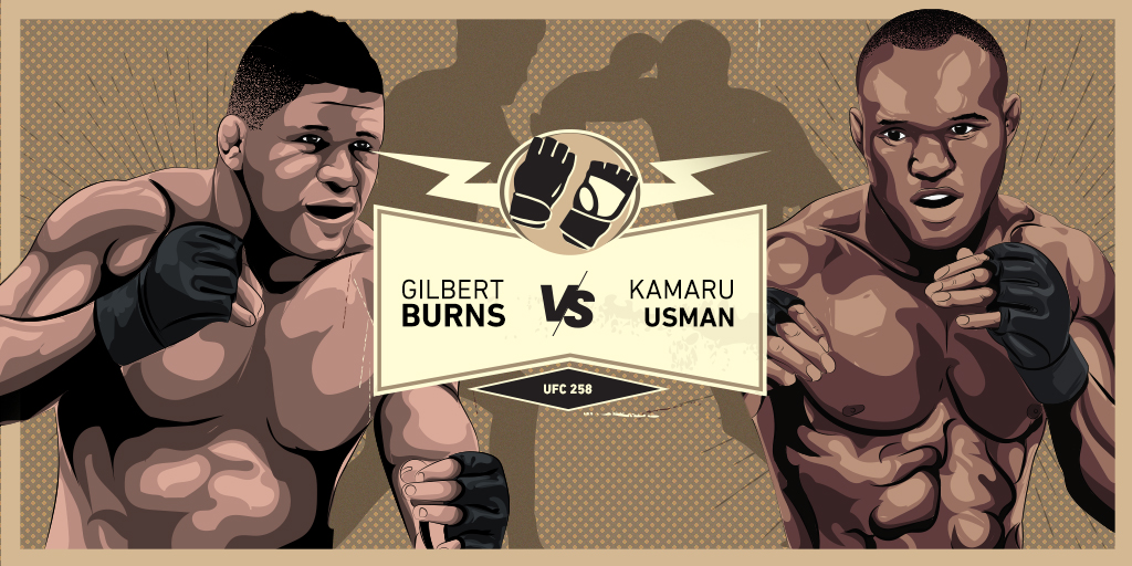UFC 258のプレビュー：Kamaru Usman対Gilbert Burns