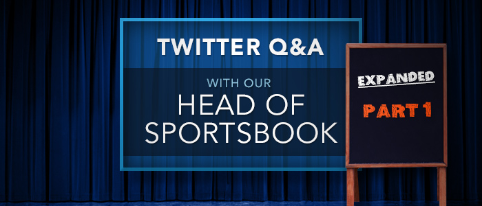 Pinnacle's Head of Sportsbook answers your questions