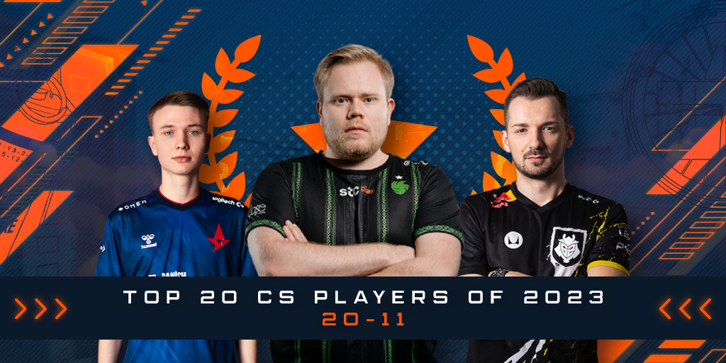 20 лучших игроков в Counter-Strike 2023 года | Места с 20-е по 11-е