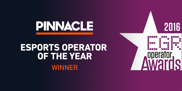 Pinnacle named "Esports Operator of the Year"
