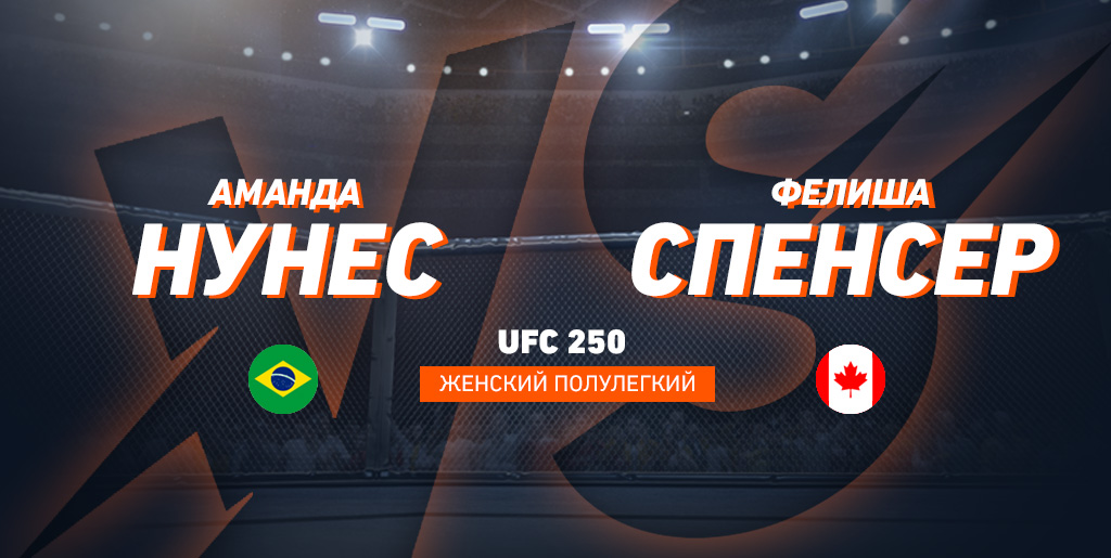 Предварительный обзор UFC 250: Аманда Нунис и Фелиция Спенсер