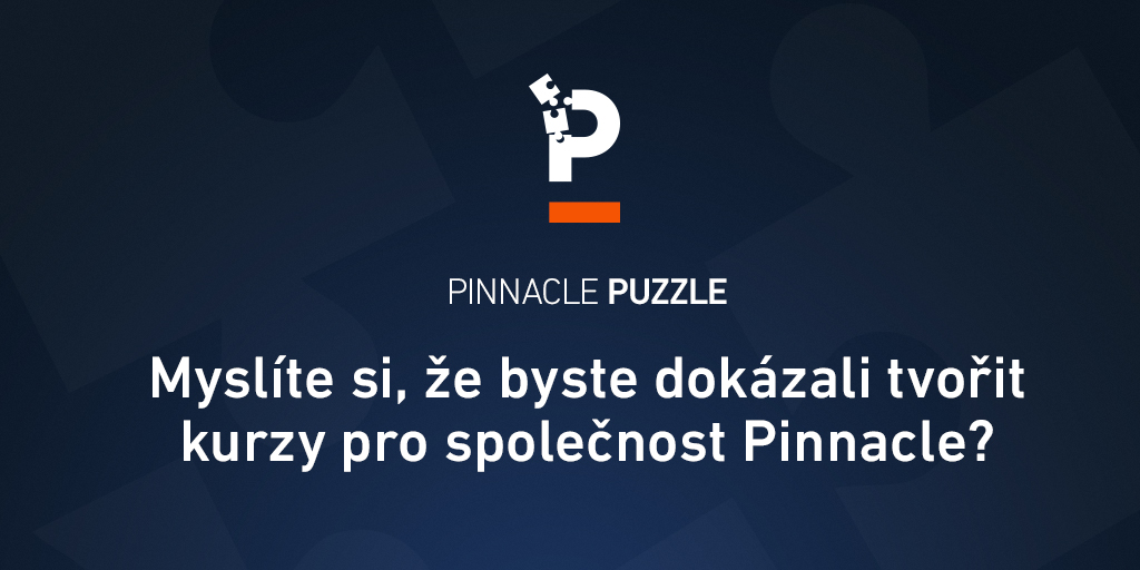 Pinnacle Puzzle: Máte na to stát se tvůrcem kurzů?